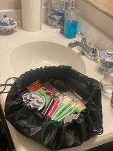 Load image into Gallery viewer, Drawstring Travel Makeup Pouch