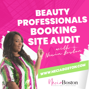 Beauty Professionals Booking Site Audit