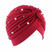 Load image into Gallery viewer, Pearled Turban
